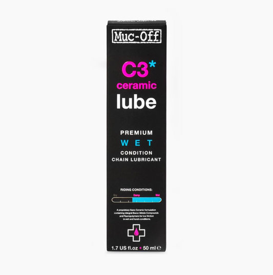 Muc Off : C3 Wet Weather Ceramic Lube 120ML : Bicycle chain oil