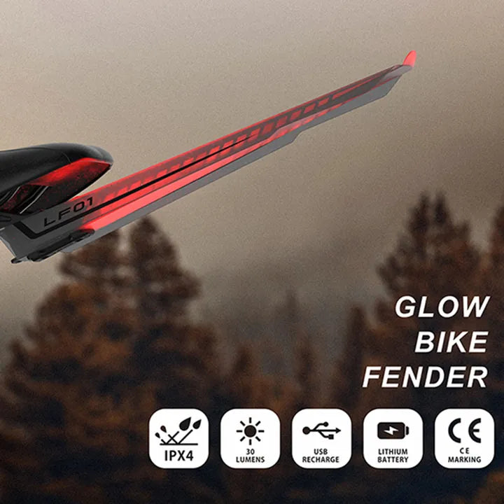 READYGO GLOW BIKE FENDER LUMIS LF01 WITH TAIL LIGHT