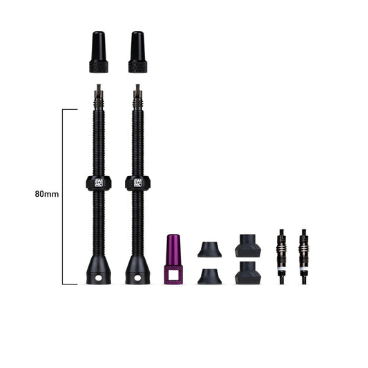 DYNAMIC BAR KEEPER TUBELESS VALVE KIT 80MM