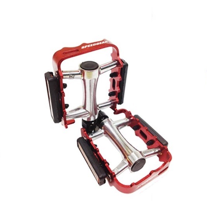 SPEEDGEAR FLAT ALLOY PEDAL RED