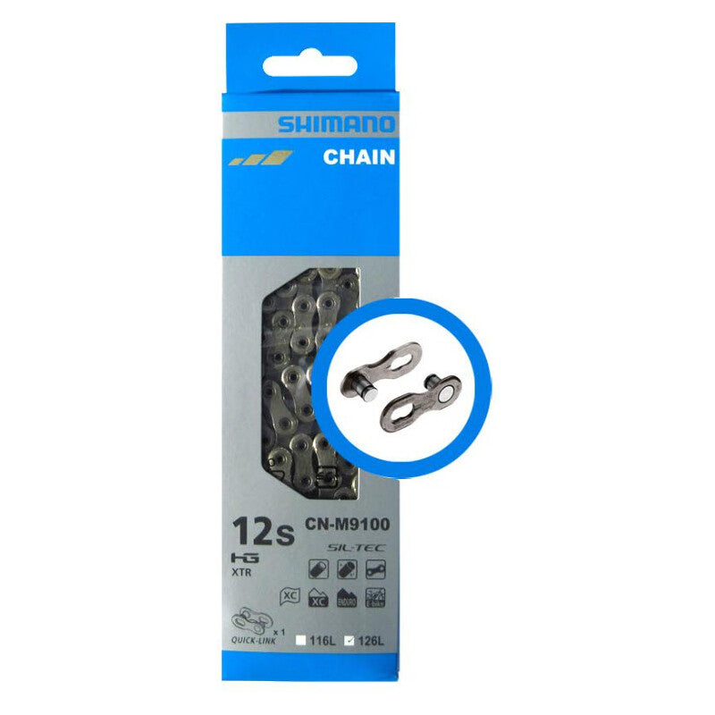 CHAIN SHIMANO XTR M9100 ICNM9100126Q 12-SPEED 126 LINK