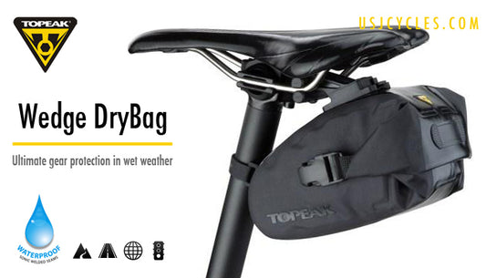 TOPEAK WEDGE DRYBAG LARGE STRAP SEAT BAG TT9819B